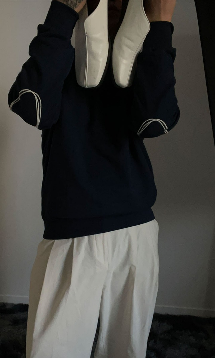 [우초이단독] nod patch sweatshirts 4color